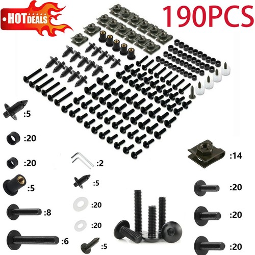190pcs set complete motorcycle - 190pcs/set,